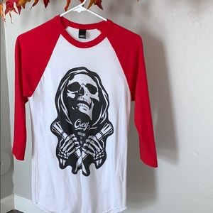 💀Obey Baseball Tee